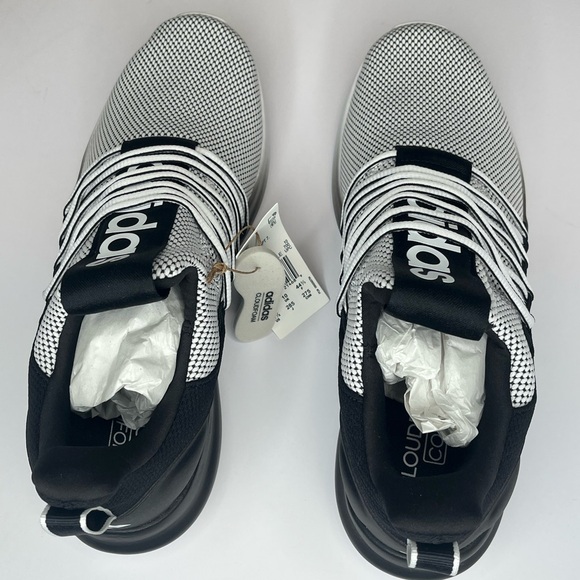 Adidas Black and White Mesh Sneakers - Picture 13 of 13